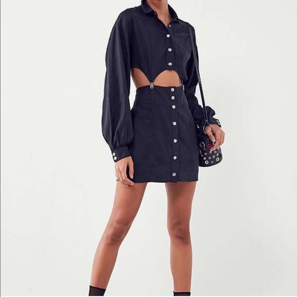 Urban Outfitters Dresses & Skirts - Silence + Noise Antoinette Linen Clip 2 Piece Set